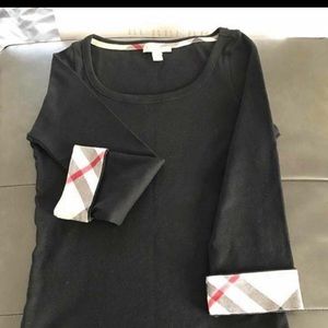 Authentic Burberry Shirt 3/4 sleeve